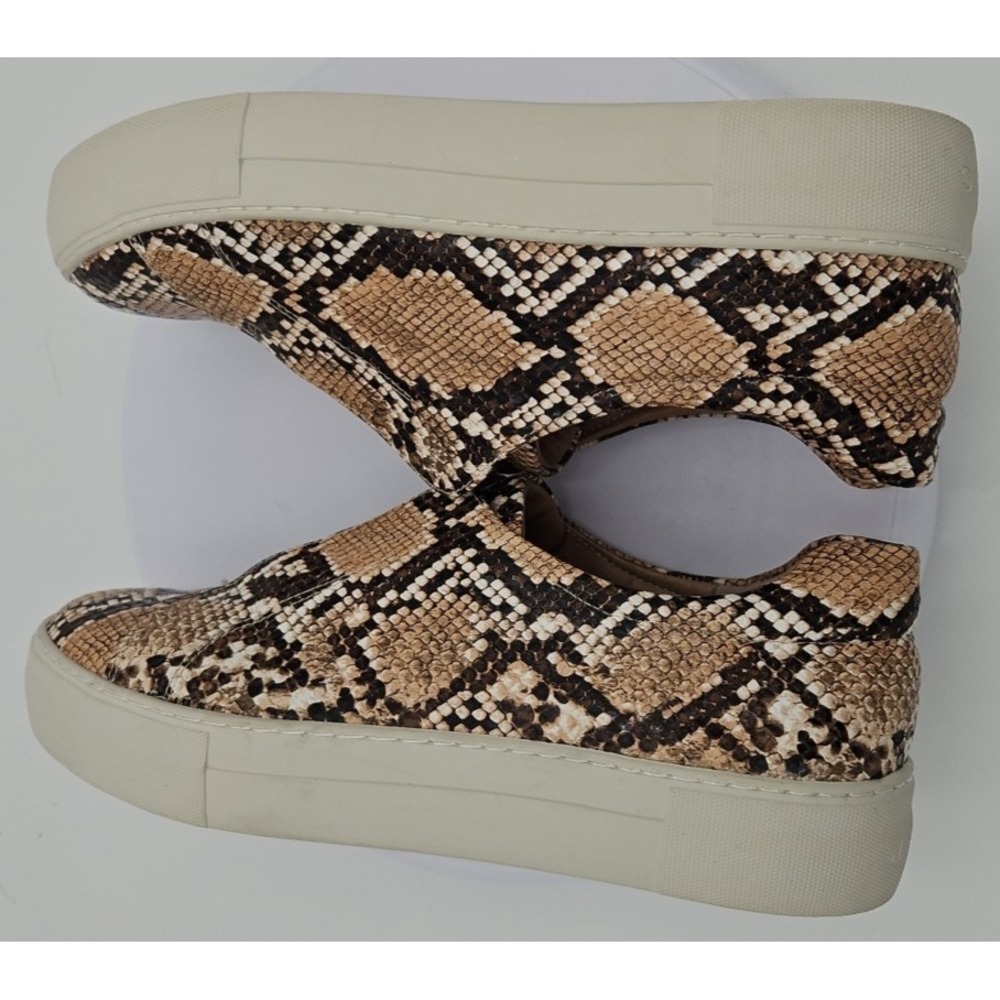J/Slides Heidi NWOB Slip-On Round Toe Platform Sneaker Python Snake Print Sz W/9 - Picture 11 of 16